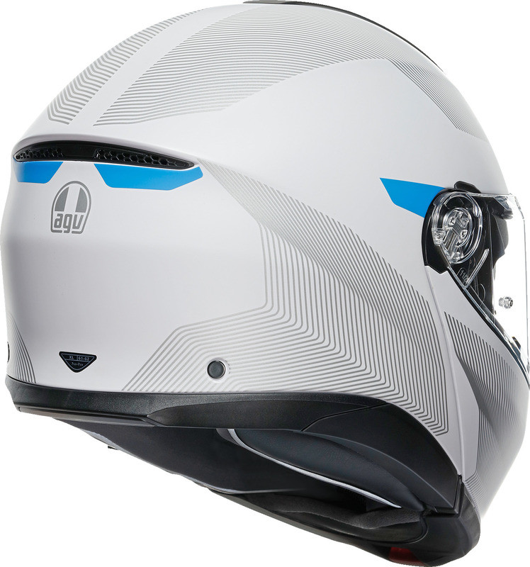 AGV Tourmodular Frequency Gray Blue Helmet - Speed Addicts