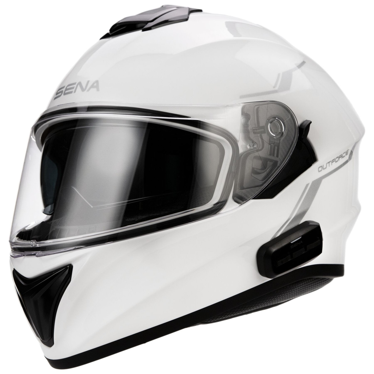 Sena Outforce Glossy White Helmet