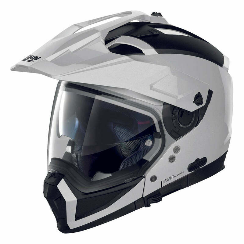 Nolan N70-2 X Metal White Helmet - Speed Addicts