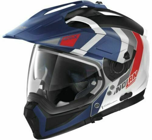 Nolan N70-2 X Decurio Metal White Helmet