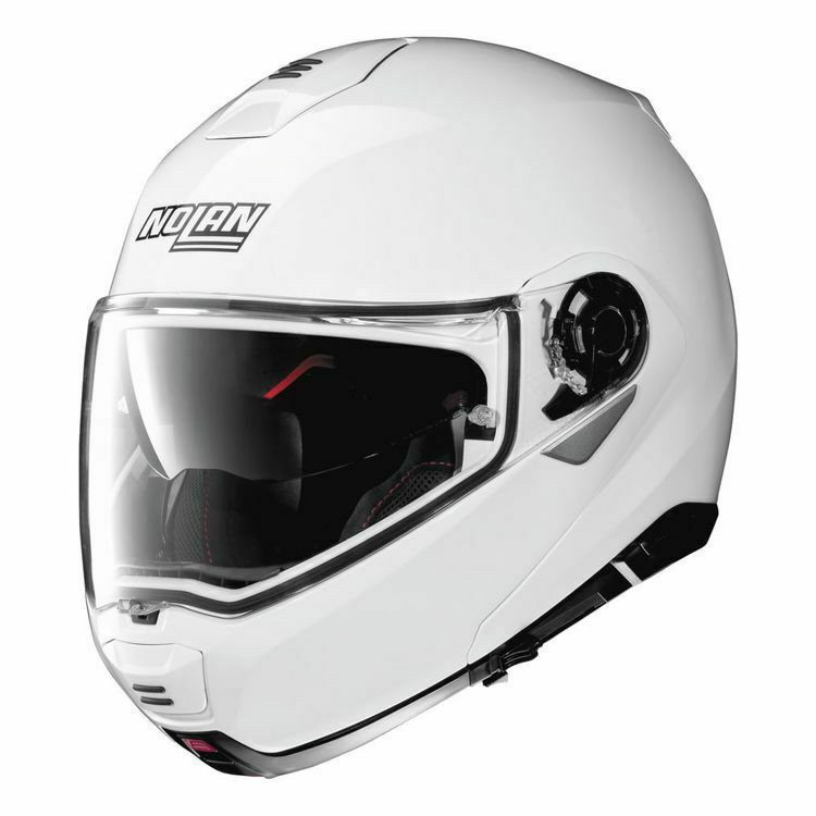 Nolan N100-5 Metal White Helmet