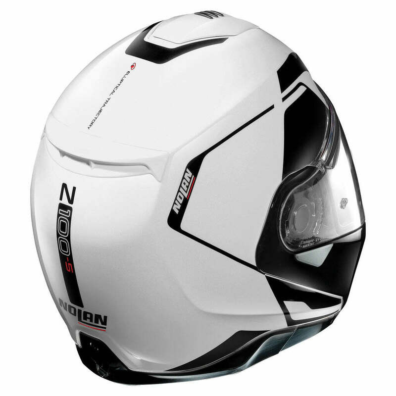 Nolan N100-5 Consistency White Black Helmet