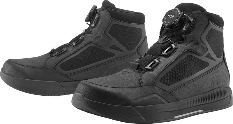 Icon Patrol 3 Waterproof Black Boots