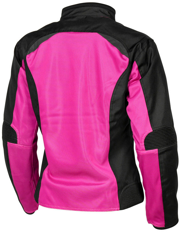 NORU Josei Mesh Pink Black Womens Jacket