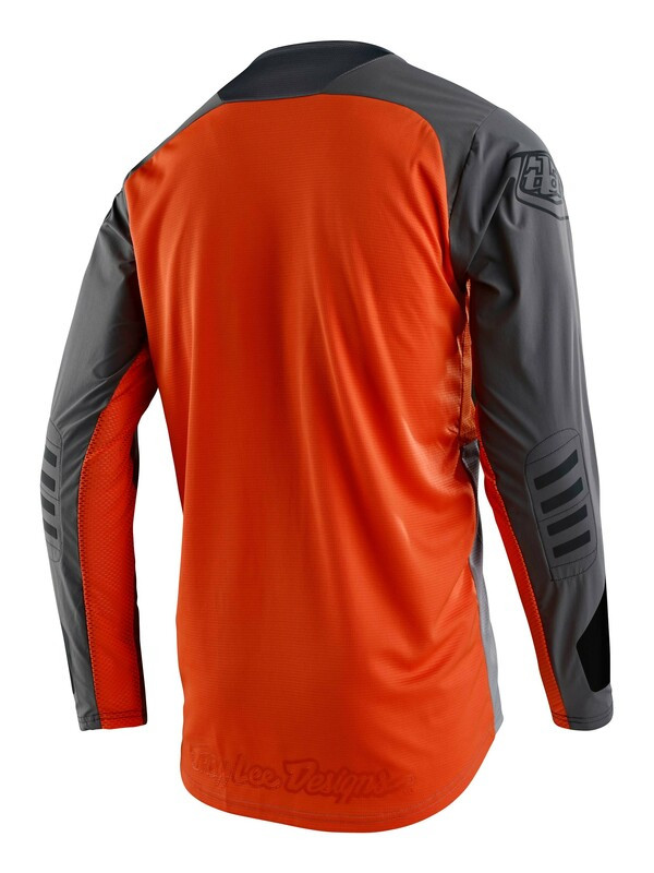 Troy Lee Designs Scout Se Systems Gray Neon Orange Jersey