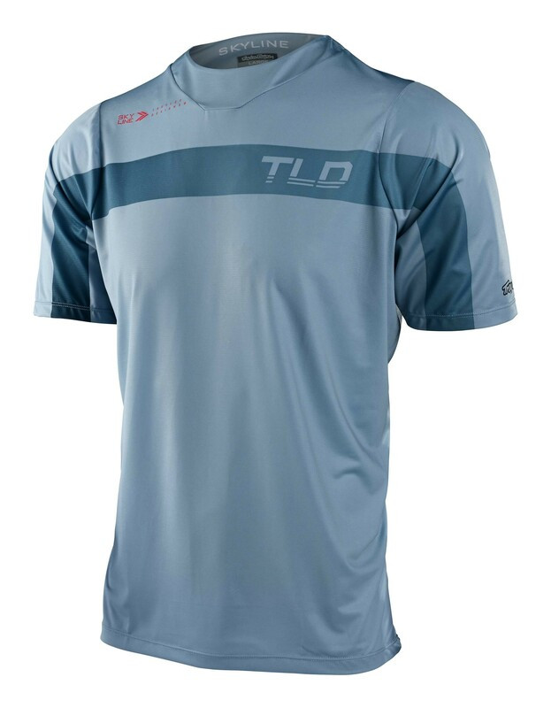 Troy Lee Designs Skyline Jet Fuel Ice Blue Red SS Jersey