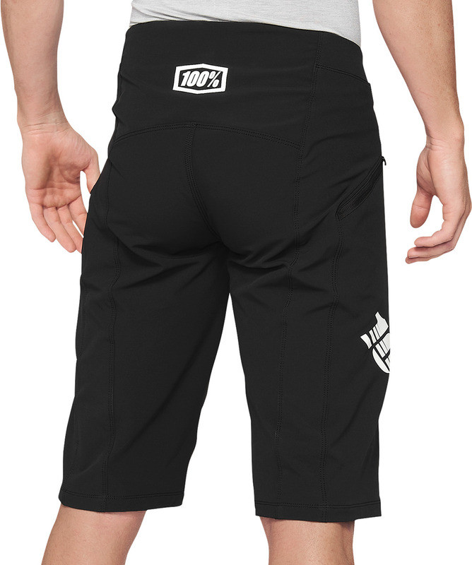 100% R-Core-X Black Shorts