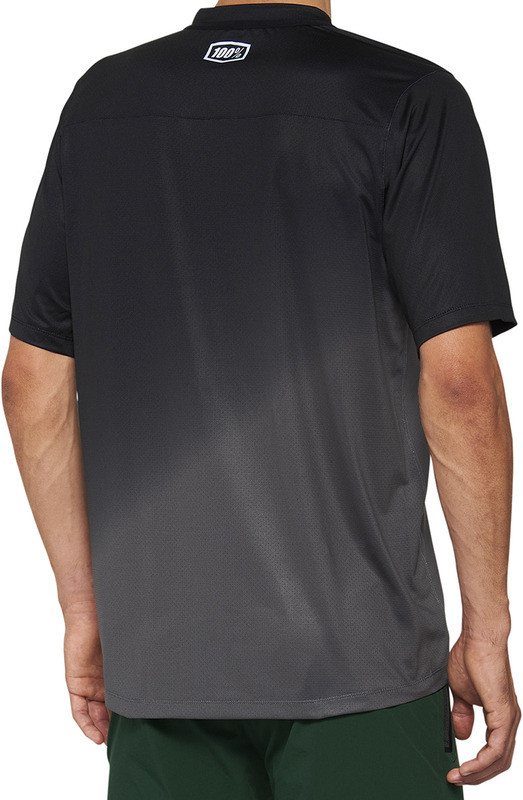 100% Celium Short-Sleeve Black Charcoal Jersey