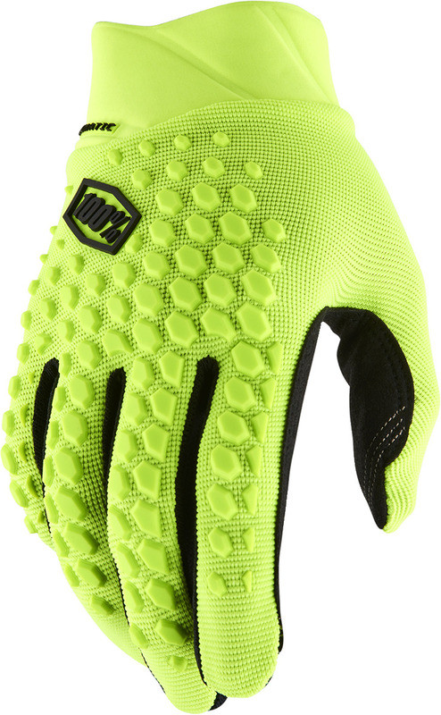 100% Geomatic Fluorescent Yellow Gloves