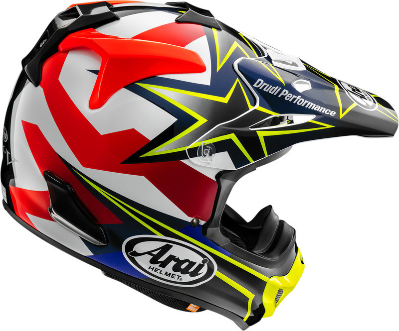 Arai VX-Pro4 - Snell 2020 Stars & Stripes Yellow Helmet