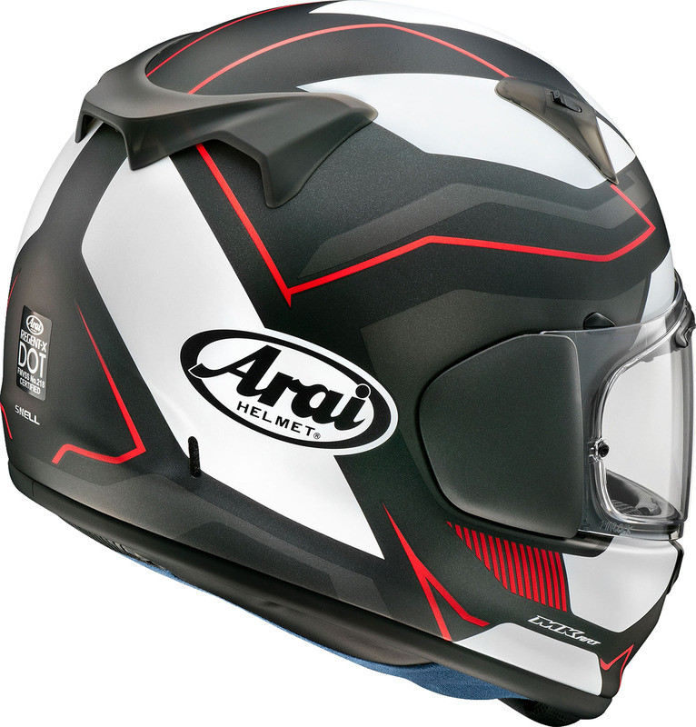 Arai Regent-X - Snell 2020 Sensation Red Frost Helmet