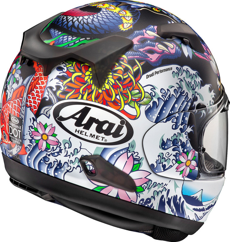 Arai Quantum-X - Snell 2020 Oriental Black Frost Helmet
