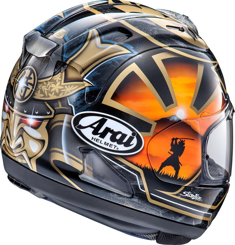 Arai Corsair-X - Snell 2020 Dani Samurai-2 Black Helmet