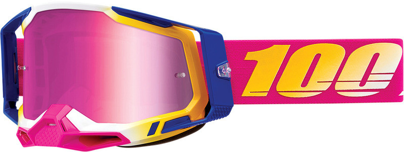 100% Racecraft 2 Mission Pink Mirror Goggles