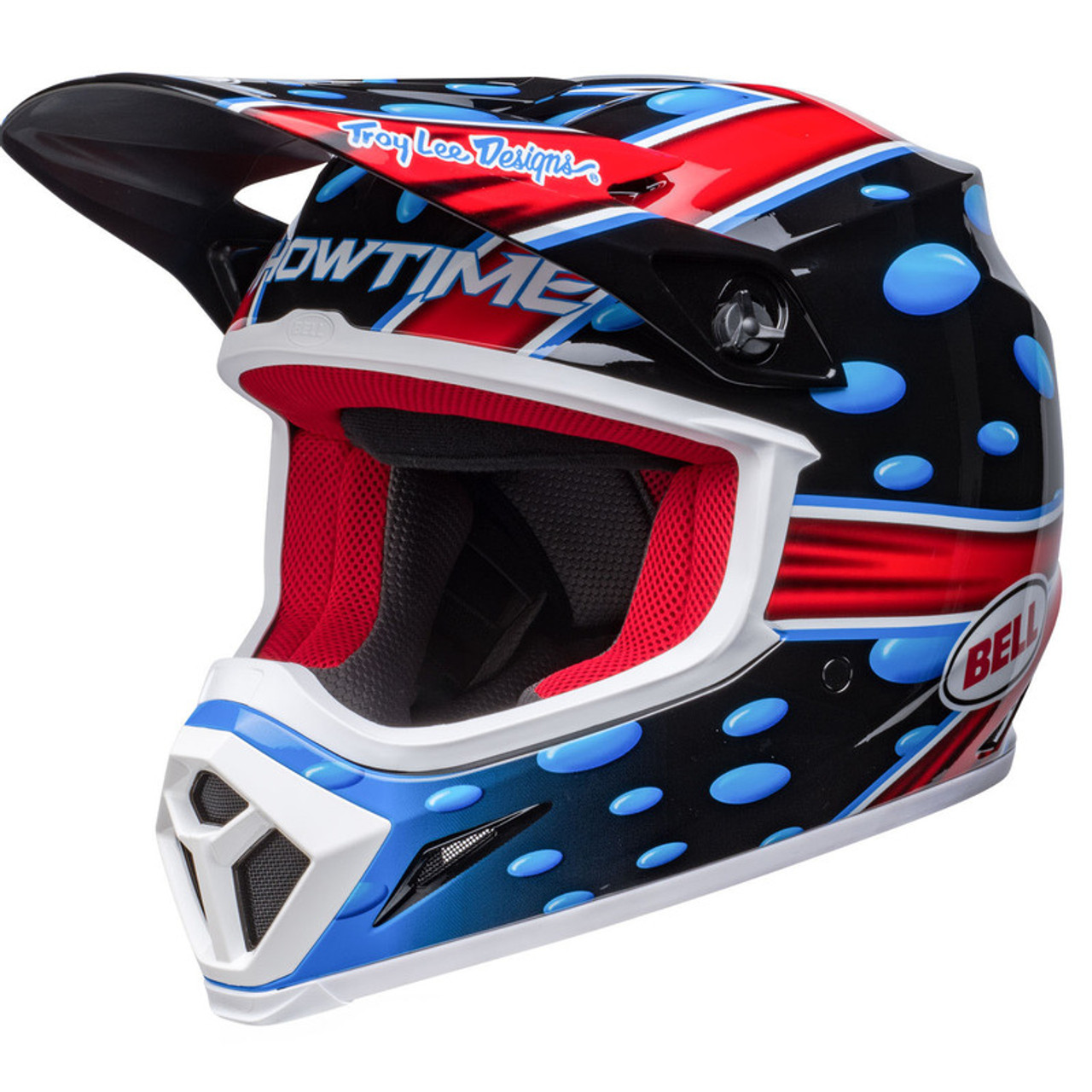 Casque Bell MX 9 Adventure Mips Dash gloss black red, trail