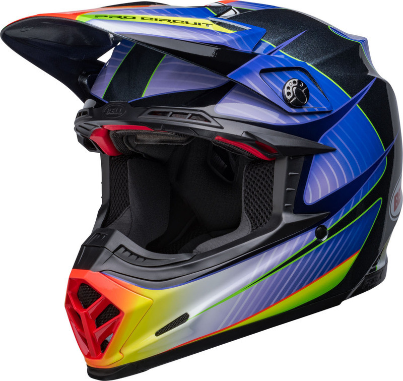 Bell Moto-9S Flex Pro Circuit Replica 23 Silver Helmet