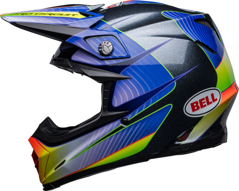 Bell Moto-9S Flex Pro Circuit Replica 23 Silver Helmet