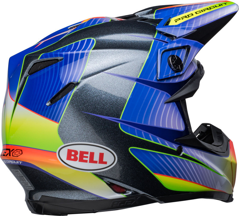 Bell Moto-9S Flex Pro Circuit Replica 23 Silver Helmet