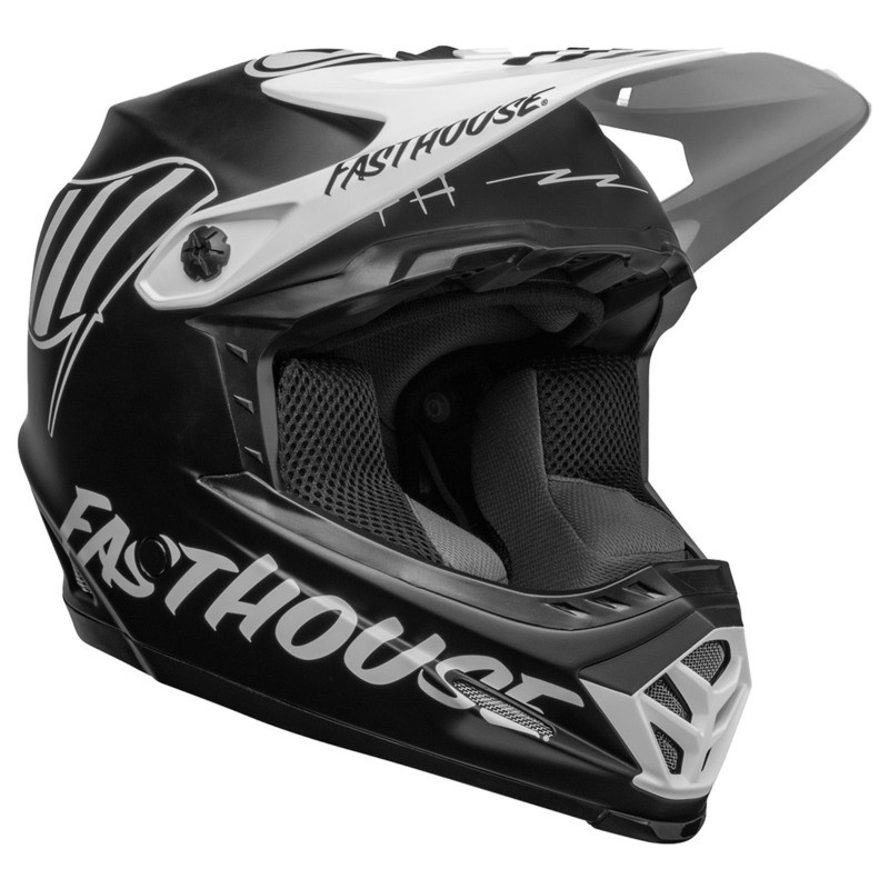 Bell Moto-9 Youth Fasthouse Flying Colors Black Helmet