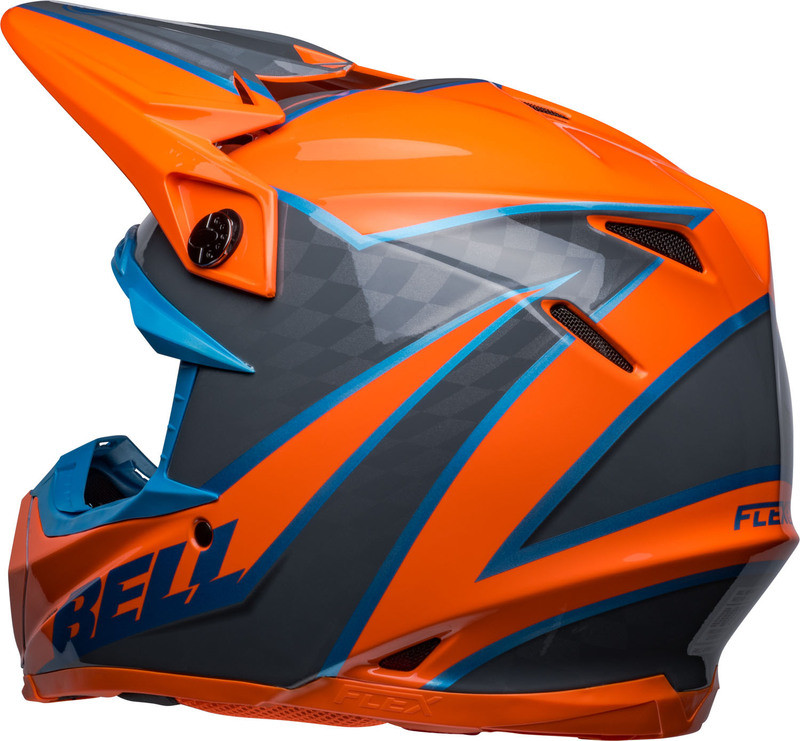 Bell Moto-9S Flex Sprite Orange Gray Helmet