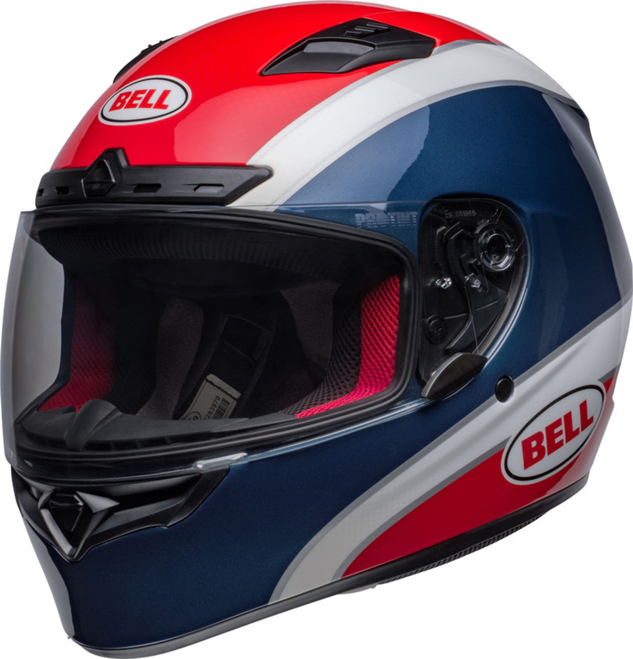 Bell Qualifier DLX MIPS Classic Navy Red Helmet - Speed Addicts