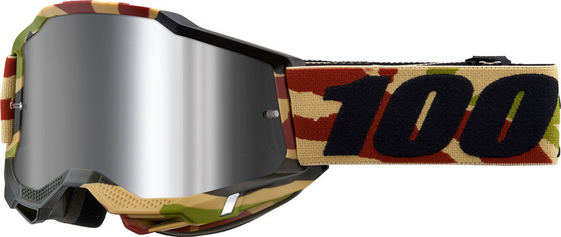 100% Accuri 2 Mission Silver Flash Mirror Goggles