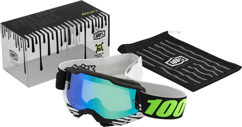 100% Accuri 2 UTV KB43 Special Blackdrip Goggles