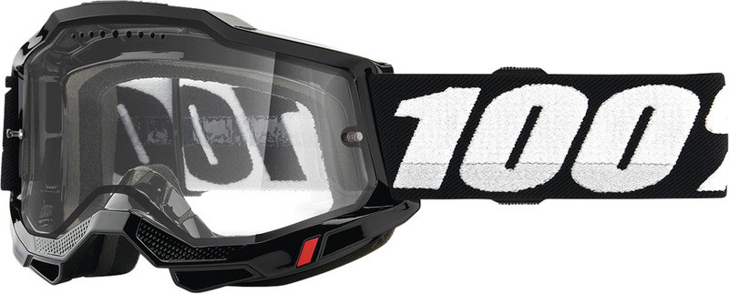 100% Accuri 2 Enduro MTB Black Clear Goggles