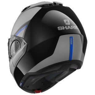 Shark Evo GT Sean Black Silver Blue Helmet