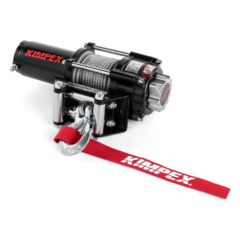 Kimpex 3500 lbs Winch IP 67 Kit // WINCH IP 67 3500 STEEL CABLE W/ACCESS
