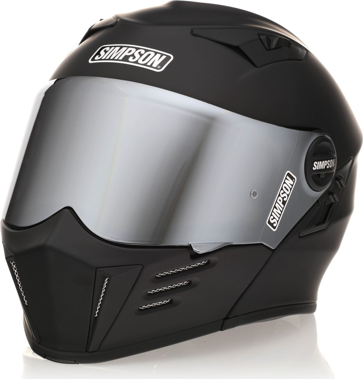 Simpson Mod Bandit Matte Black Helmet