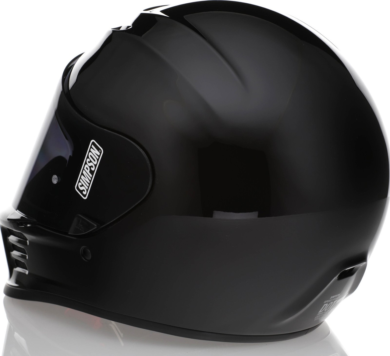 Simpson Speed Bandit Gloss Black Helmet - Speed Addicts