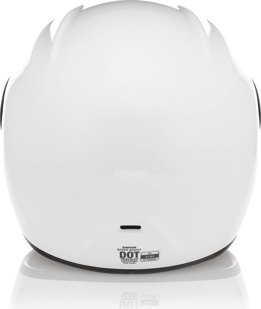 Simpson Speed Bandit White Helmet