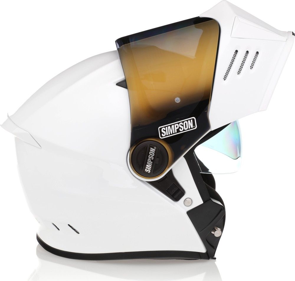 Simpson Mod Bandit White Helmet - Speed Addicts