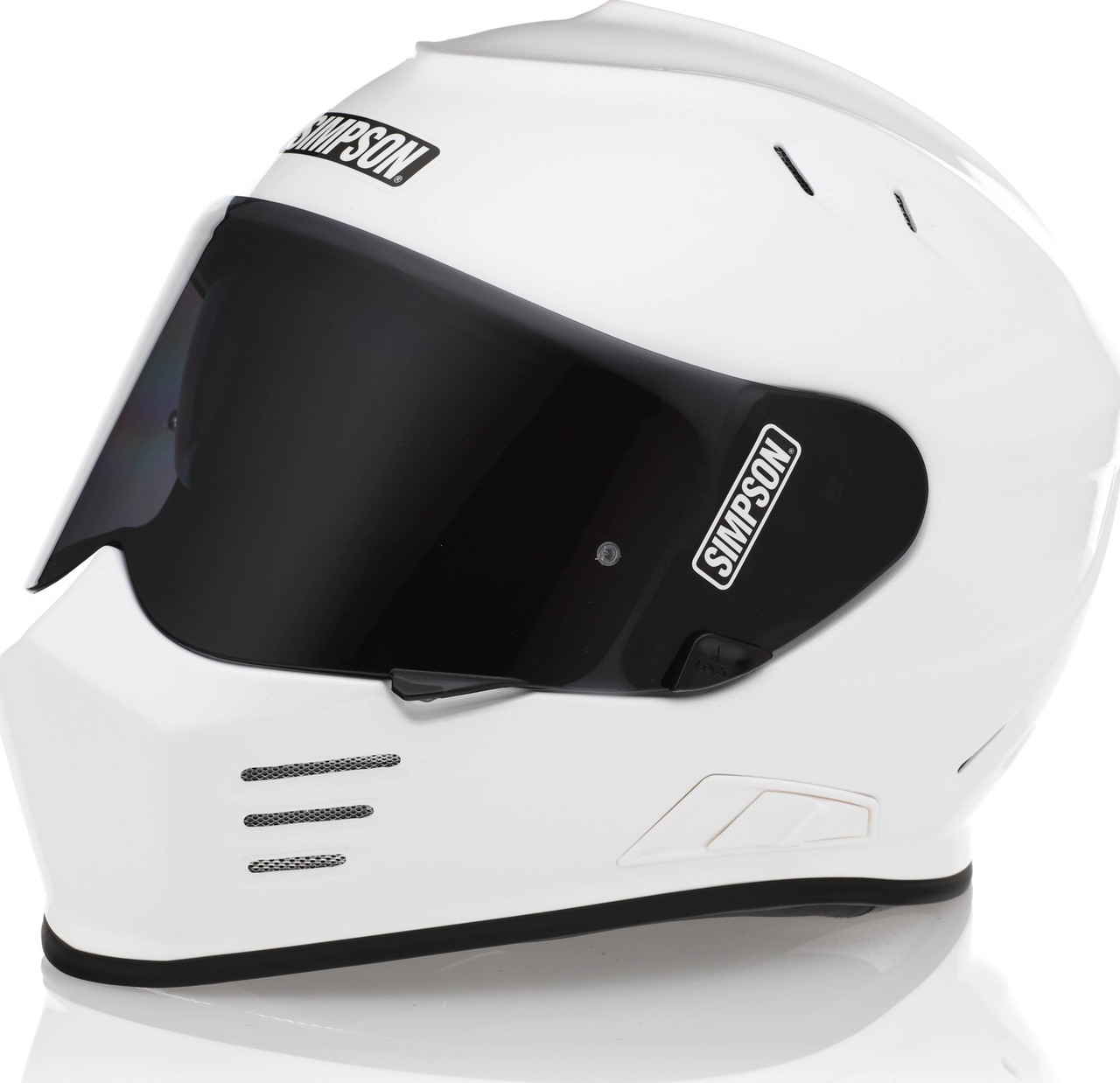 Simpson Ghost Bandit White Helmet - Speed Addicts