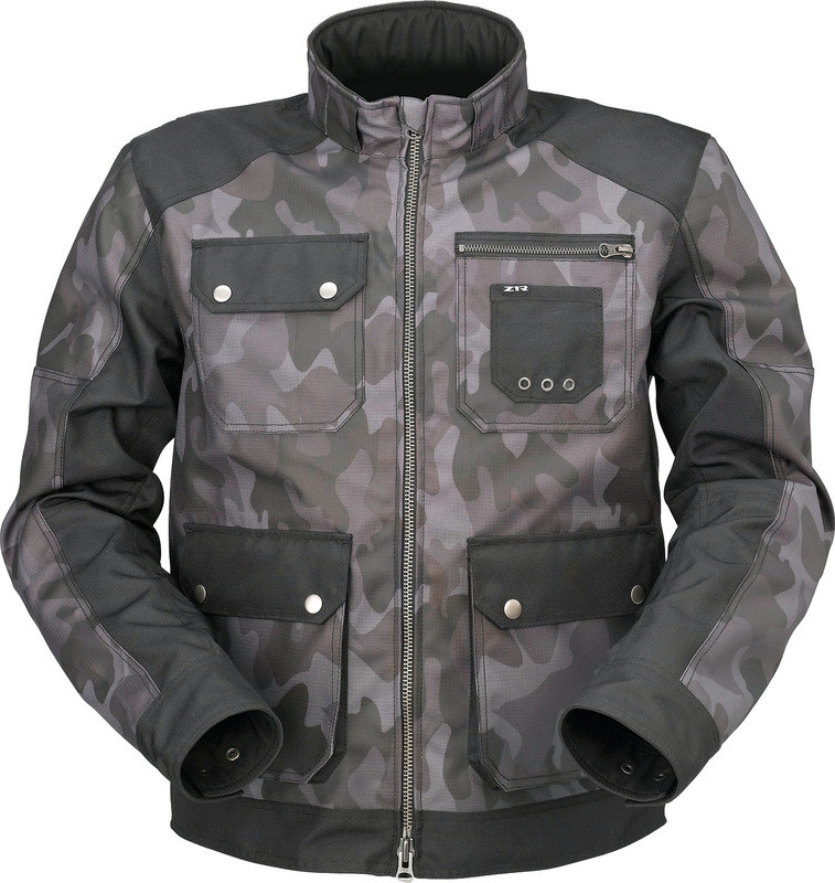 Z1R Camo Gray Black Jacket