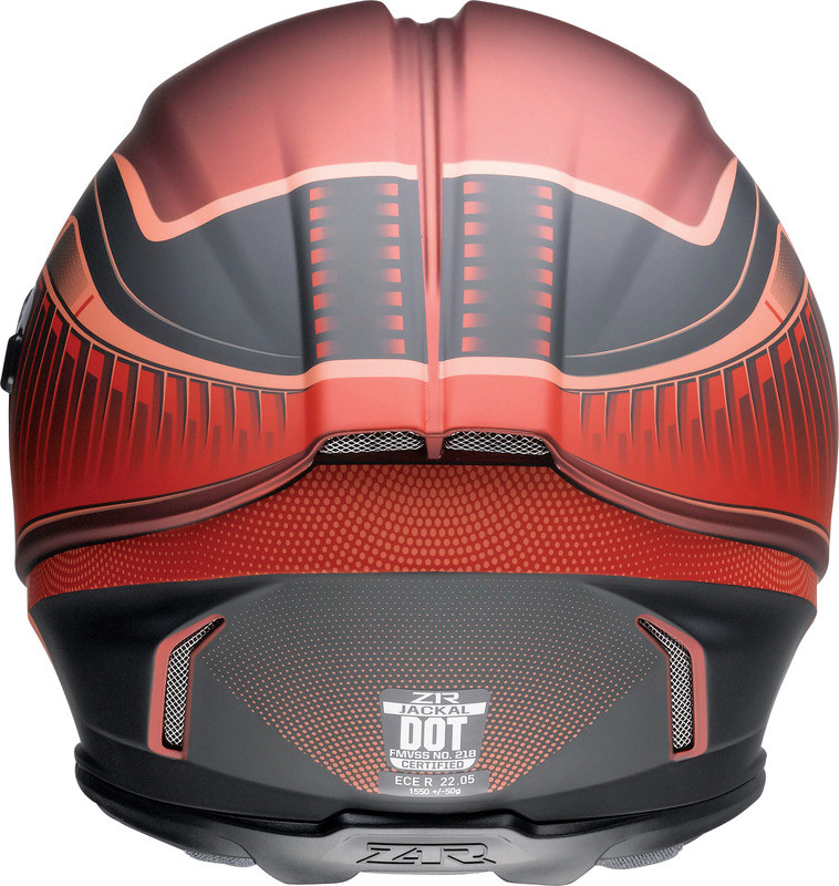 Z1R Jackal Dark Matter Red Helmet