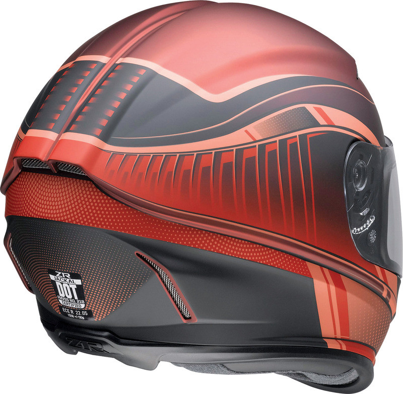 Z1R Jackal Dark Matter Red Helmet