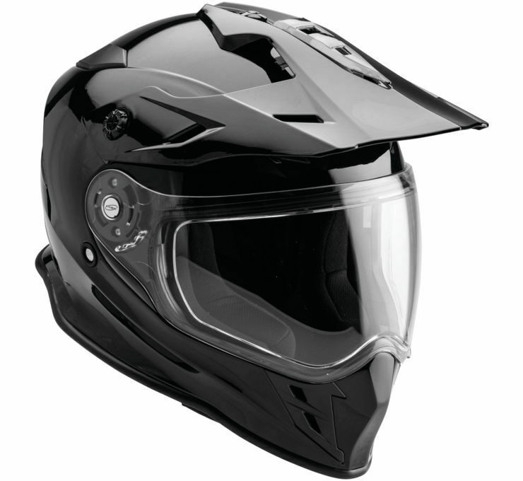 First Gear Ajax Adventure Black Helmet