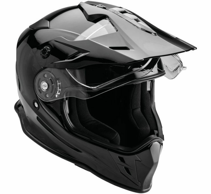 First Gear Ajax Adventure Black Helmet