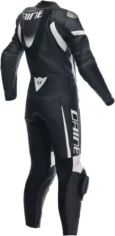 Dainese Women's Grobnik Black White Leather Suit - Speed Addicts