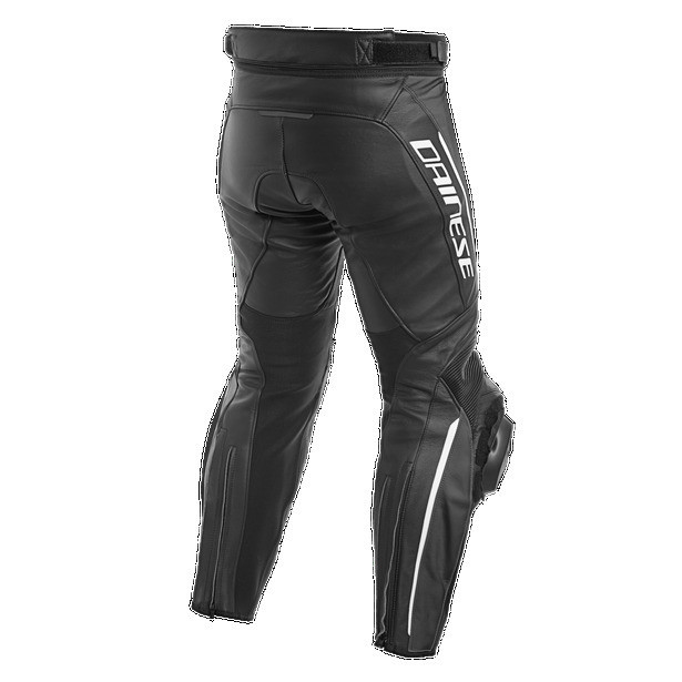Dainese Delta 3 Perforated Black White Leather Pants