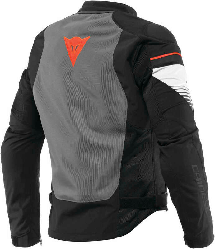 Dainese バイクジャケット ブラック/グレー　size:48 Dainese Air Fast Tex Black Grey White Jacket - Speed Addicts