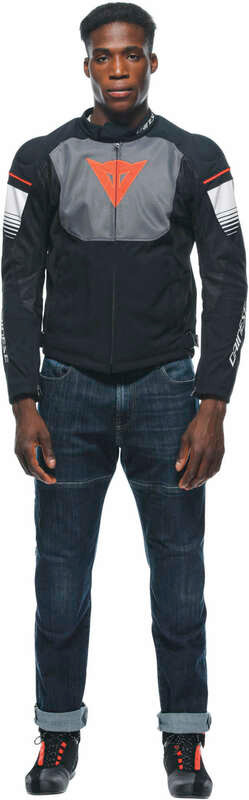 Dainese Air Fast Tex Black Grey White Jacket - Speed Addicts