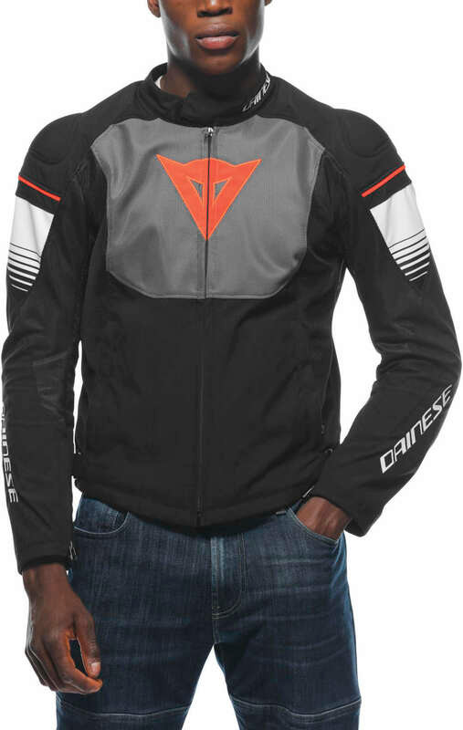 Dainese Air Fast Tex Black Grey White Jacket - Speed Addicts