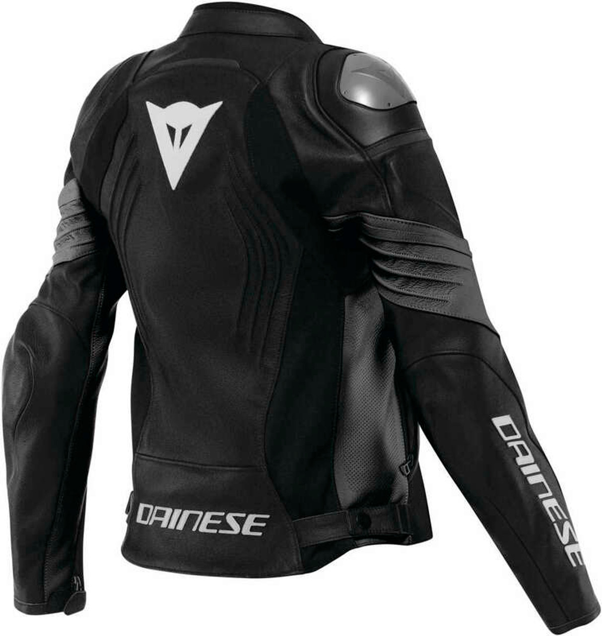 Dainese Women's Racing 4 Perforated Black Leather Jacket - Speed