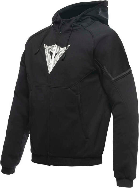 Dainese Daemon-X Safety Zip Black White Hoodie