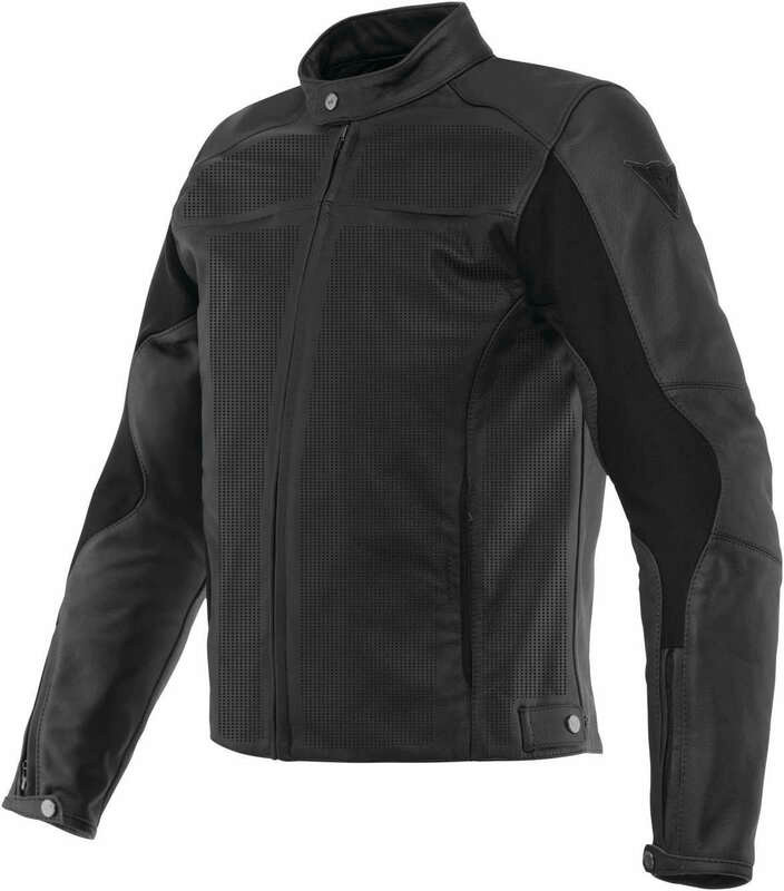 Dainese Razon 2 Perforated Black Leather Jacket - Speed Addicts