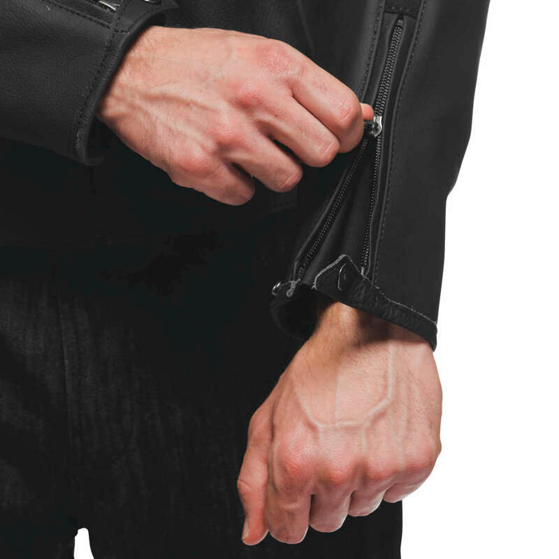 Dainese Razon 2 Perforated Black Leather Jacket