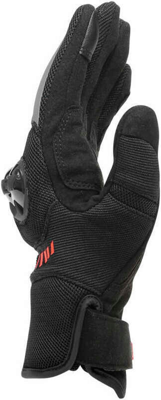 Dainese Mig 3 Air Tex Black Red Gloves